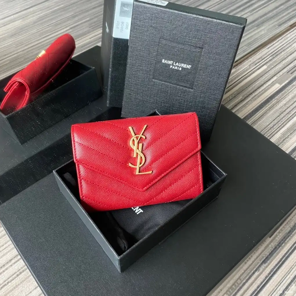 REP MONOGRAM ENVELOPE WALLET YSL SMALL IN 0521